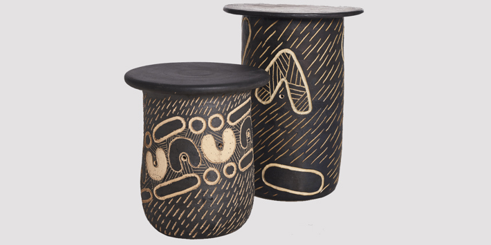 creative ceramic artist based in Cape Town, who specialises in sculptural furniture