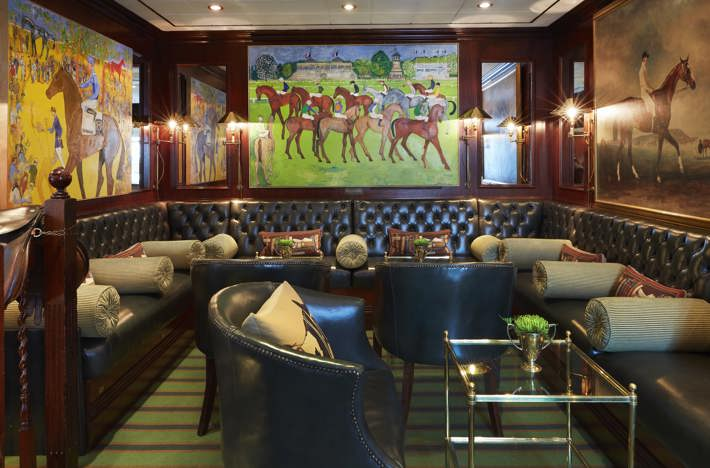 The lounge area at The Stables Bar