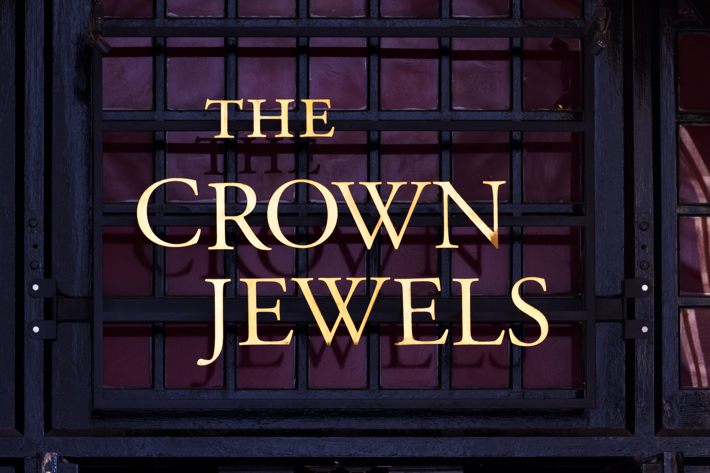 The Crown Jewels sign