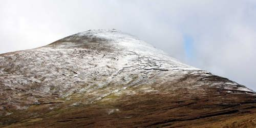 Glen of Aherlow snow capped mountain