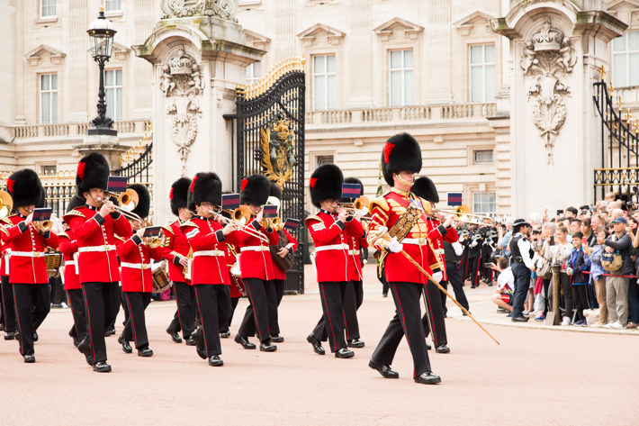 Changing the Guard outside Buckingham Palace