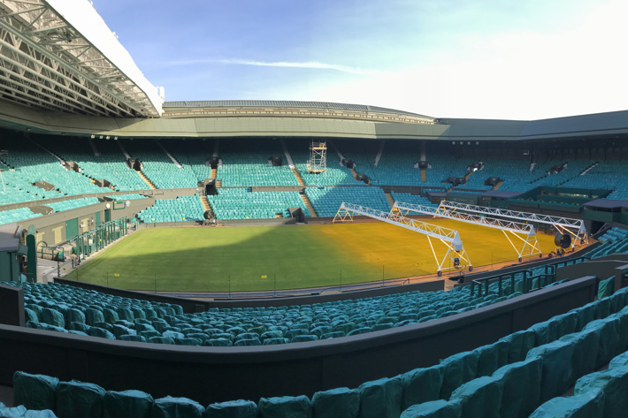 centre court at Wimbledon
