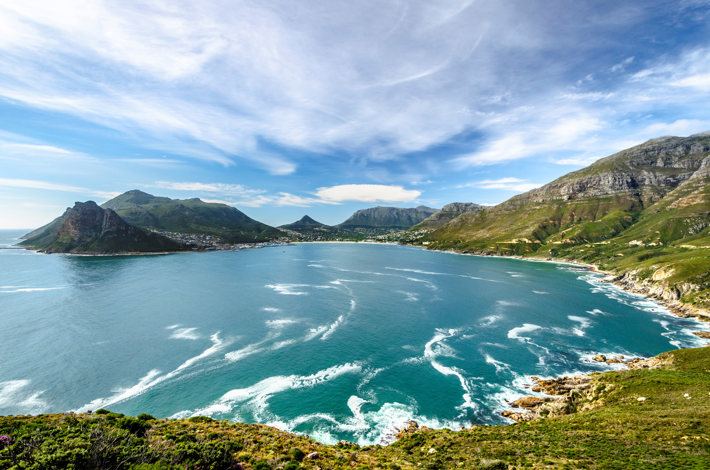 View of Hout Bay in Cape Town
