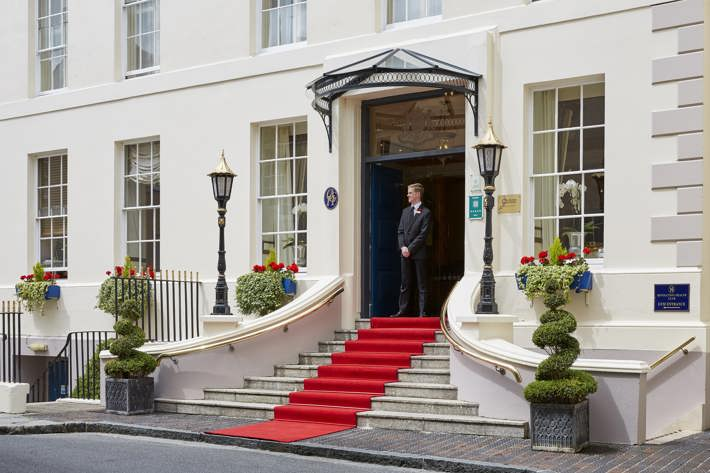 The Old Government House Guernsey entrance