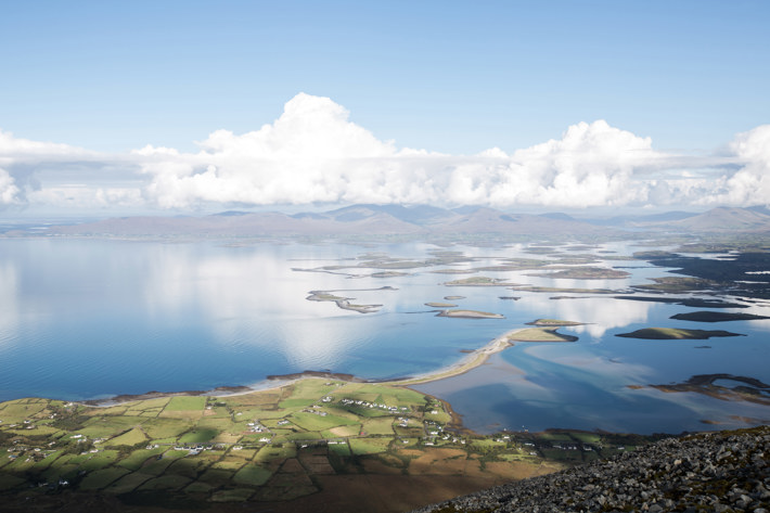 View of Clew Bay from Croagh Patrick